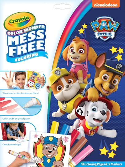 12 Pack: Crayola&#xAE; Color Wonder&#x2122; Paw Patrol&#xAE; Papers &#x26; Markers